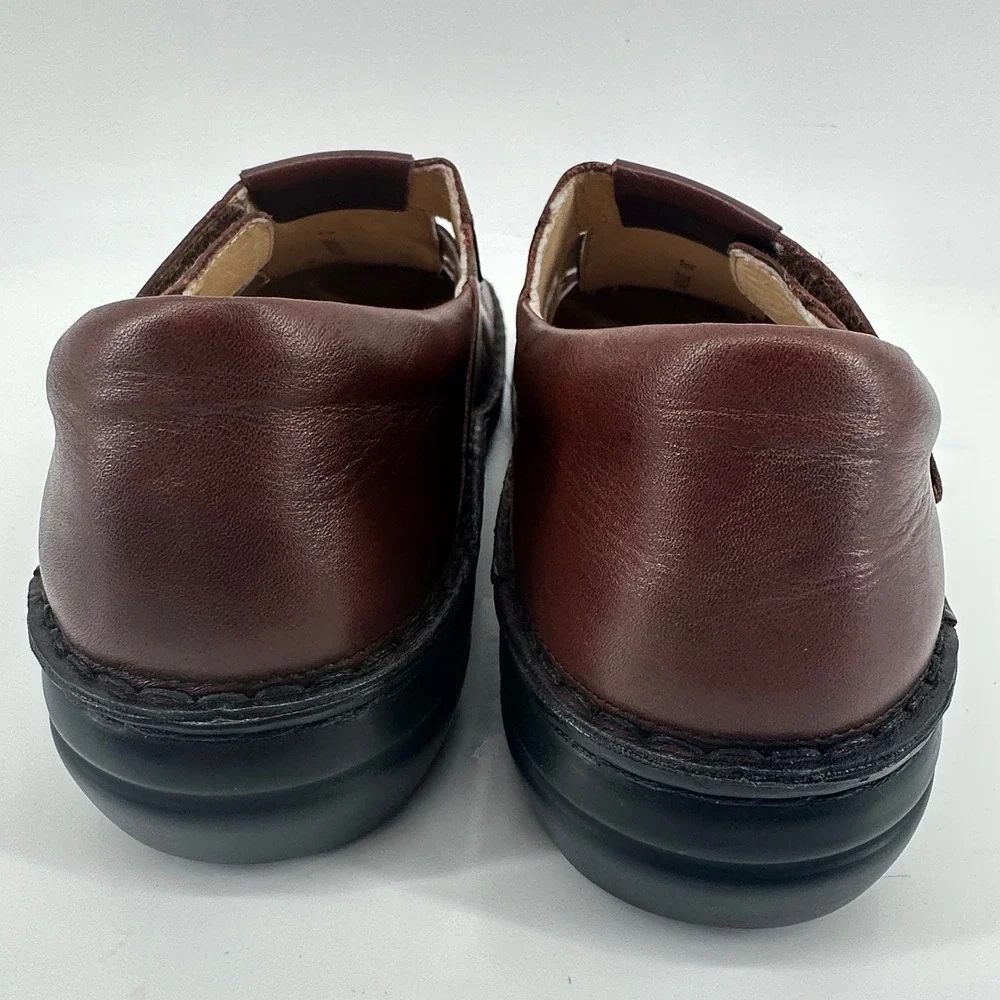 Finn Comfort Fisherman Sandals Mens 39 Brown Leather‎ German Gorpcore Granola